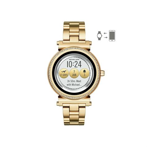 Michael Kors Sofie Pavé 42mm Stainless Steel Case Deployment 